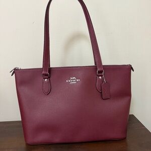 Coach Burgundy Gallery Tote